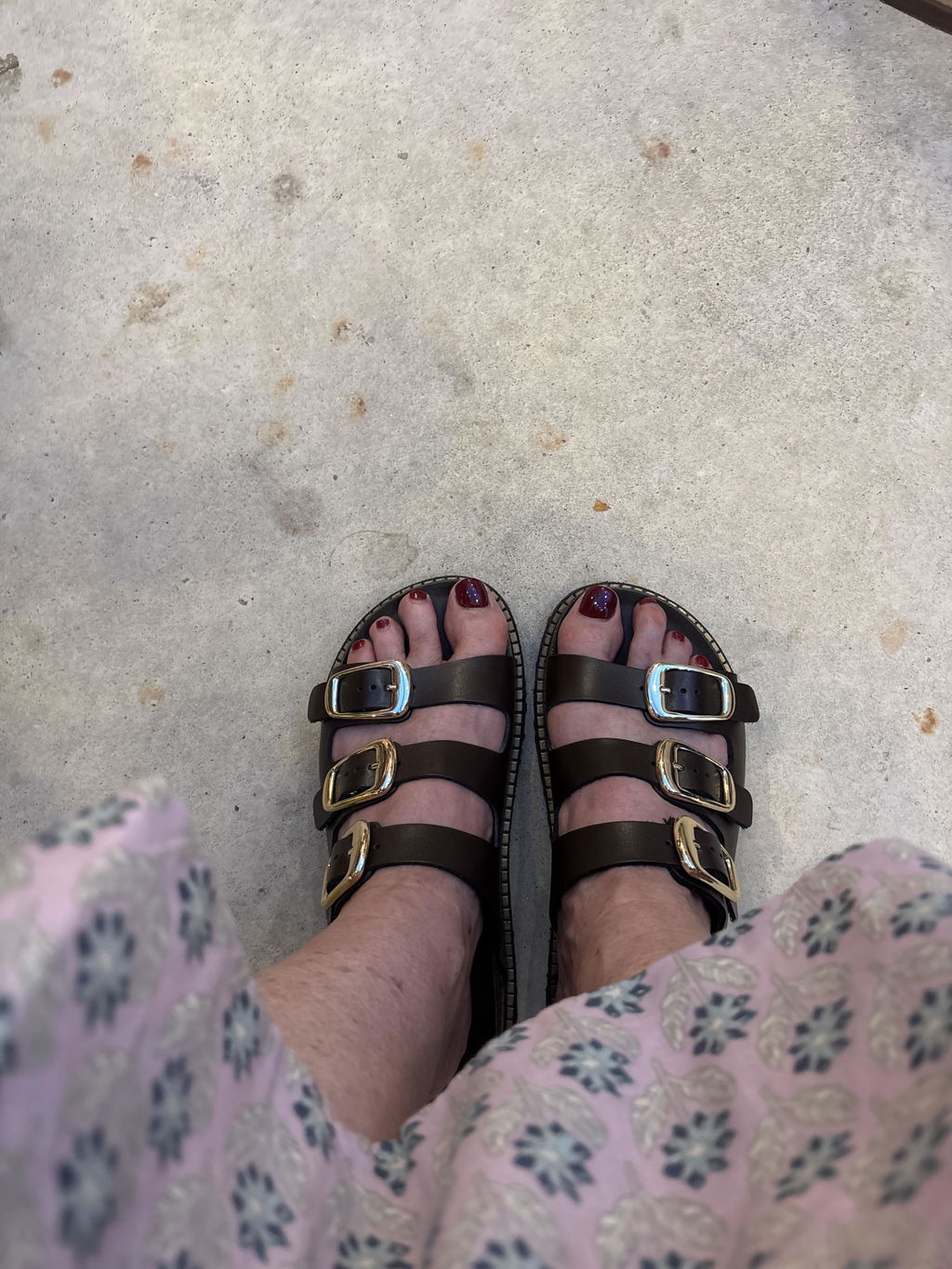 Yokono Ali-260 sandali plateau donna marrone in cuoio