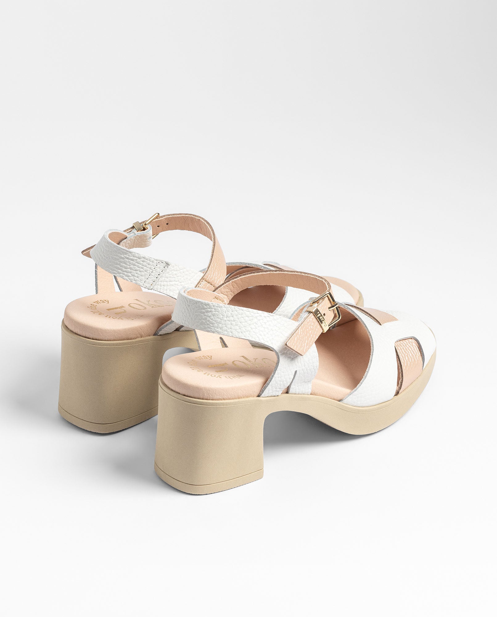 Yokono Blay-262 sandali con tacco multicolore tacco 6,5 cm
